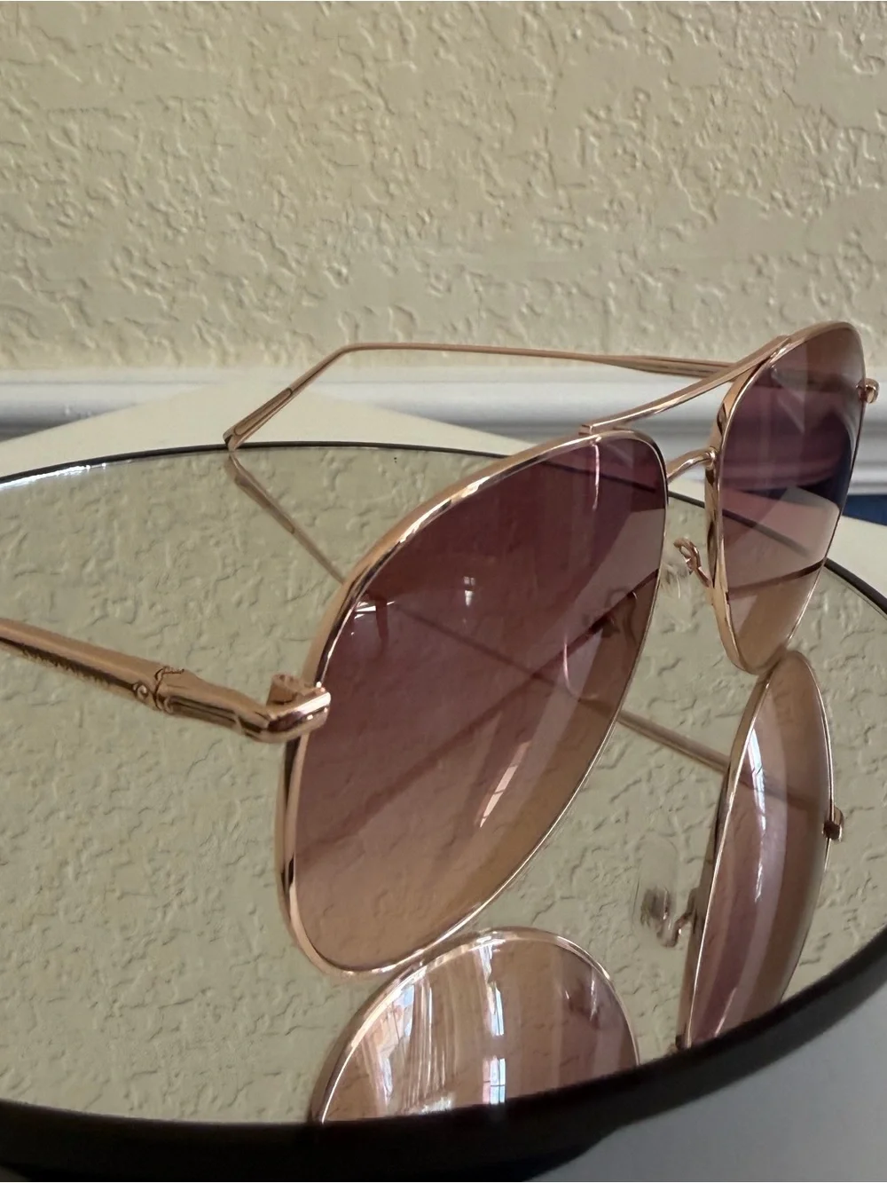 Longchamp Classic 59mm Gradient Aviator Sunglasses Brand new! Rose Gold